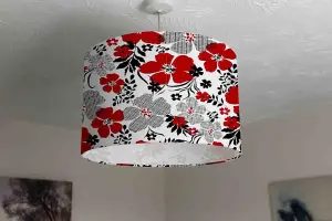 Floral Pattern (Ceiling & Lamp Shade) / 45cm x 26cm / Ceiling Shade