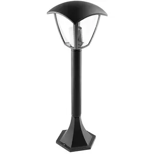 CGC Black Outdoor Large Garden Post Pathway Coach Style Light