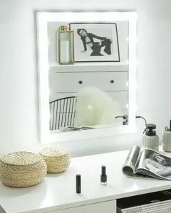 LED Bathroom Mirror ODENAS White