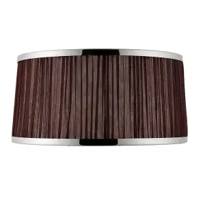 Luminosa Suffolk Chocolate And Nickel Thirteen Inch Shade, E14