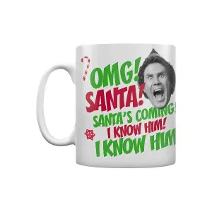 Elf Omg Santa Mug White/Green/Red (One Size)