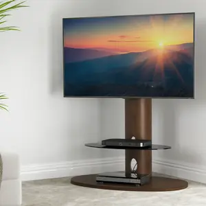 AVF FSL930CHEW Chepstow Walnut Cantilever TV Stand for up to 65"