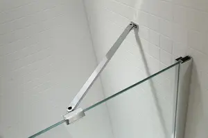 GoodHome Beloya Silver finishing Shower arm (W)500mm