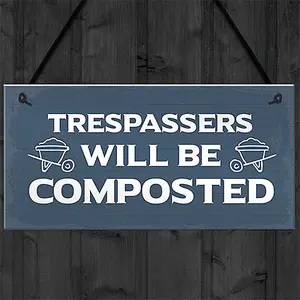 Funny Garden Sign Hanging Wall Door Sign Garden Shed Plaque Home House Sign Outdoor Decoration Signs For Outside