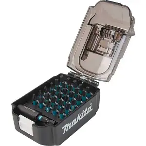 Makita E-03084 31 Pc Black Impact Driver Impact Screwdriver Bit Set Battery Case