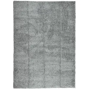 Shaggy Rug PAMPLONA High Pile Modern Green 200x280 cm