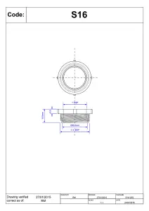 McAlpine S16 1" x 1" Trap Inlet Reducer