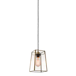 Farin Antique Brass 1 light Ceiling Pendant