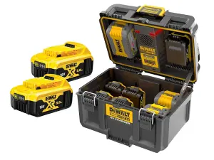 DeWalt DWST83470 Toughsystem 2 Charger Box 18 / 54v XR x 2 DCB184 5.0ah Battery