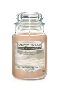 Yankee Candle Sun Warmed Linen Large Jar Candle Twin Pack