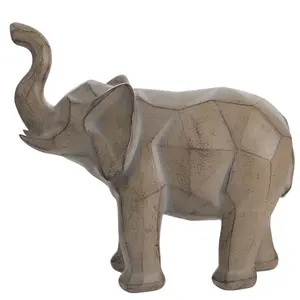 Naturecraft Geometric Playful Elephant Figurine