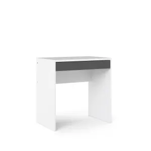 Tvilum Liten Grey 1 drawer Desk (H)765mm (W)747mm (D)482mm