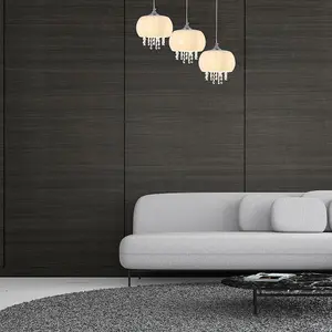 Milagro Nova Chrome Pendant Lamp 3XE14 Elegant Cream Glass Shade Housing Delicate Suspended Crystals