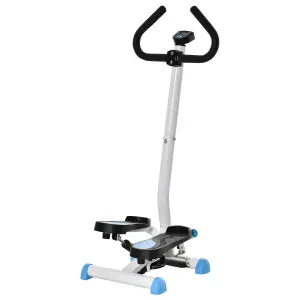 HOMCOM Twister Stepper Step Machine with LCD Screen - Blue