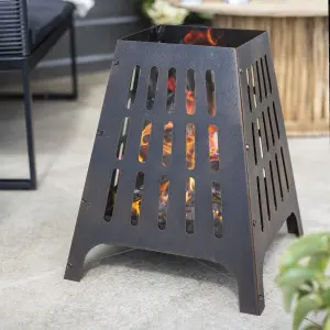 La Hacienda Anubis Steel Matt Bronze Firepit