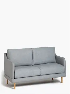 John Lewis ANYDAY Sweep Small 2 Seater Sofa, Light Leg