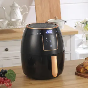 5L Black Touch Screen Air Fryer