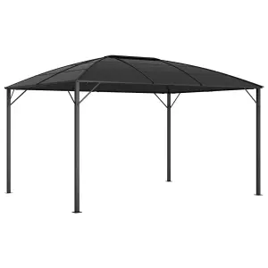 Berkfield Gazebo with Curtains 400x300x265 cm Anthracite