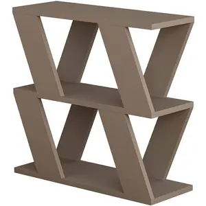 Adriana Side Table Modern Compact Design for Living Room & Bedroom Light Mocha