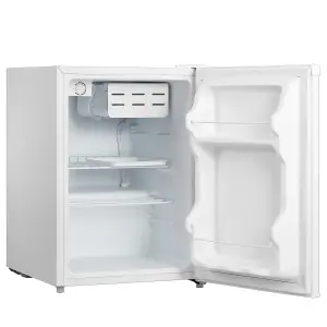 Russell Hobbs Mini Fridge 67L White Table Top & Cooler with Ice Box RH67TTLF0E1W