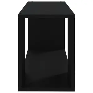 Berkfield TV Cabinet Black 80x24x32 cm Engineered Wood