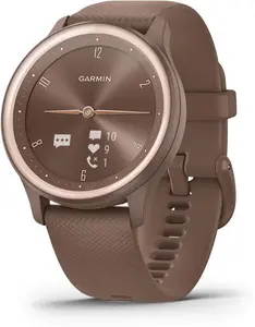 Garmin Vivomove Sport Brown Silicone Strap Smartwatch