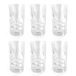 Crystallised Glasses 350ml - Set of 6