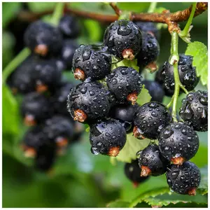 3 Blackcurrant Bush 'Ben Nevis' Multistemmed Plants, Make Great Preserves 3FATPIGS