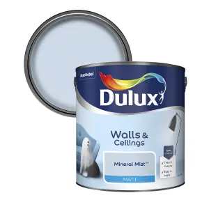 Dulux Walls & ceilings Mineral mist Matt Emulsion paint, 2.5L