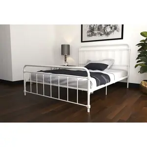 Aanya Bed Frame White / Kingsize (5')