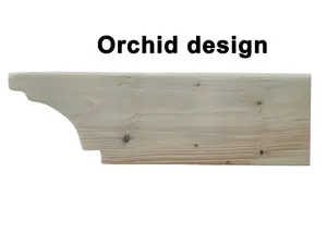 Timber Pergola and Decking Complete DIY Kit, Orchid design (3m x 3m, Light green (natural) finish)