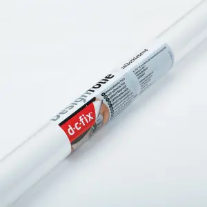 D-C-Fix  Matt White Self-adhesive Furniture Wrap (L)5m (W)675mm