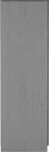 Felix 2 Door Wardrobe Grey with Shelf