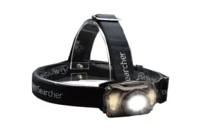 NightSearcher LightWave 700R ,  700 Lumens  Rechargeable Head Torch with Zoom Beam and Motion Sensor Control