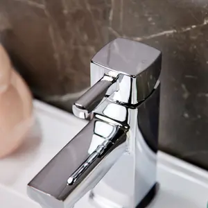 Flode Nisser Mono Basin Mixer Tap Chrome