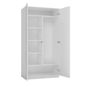 SD-90 Wardrobe White at an Attractive Price