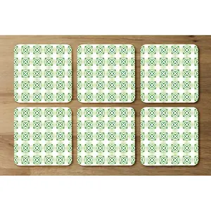 Square 6 Piece Coaster Set (Set of 6)