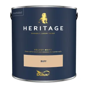 Dulux Trade Heritage Buff Velvet matt Wall paint, 2.5L