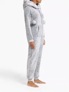 John Lewis Pom Pom Fleece Onesie