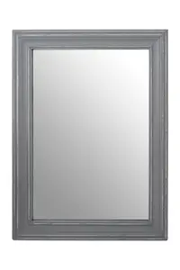 Interiors by Premier Henley Grey Wooden Frame Wall Mirror