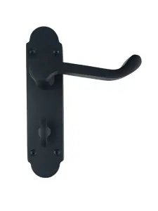 Golden Grace Epsom Style Bathroom Door Handle 170mm X 40mm Matt Black Finish