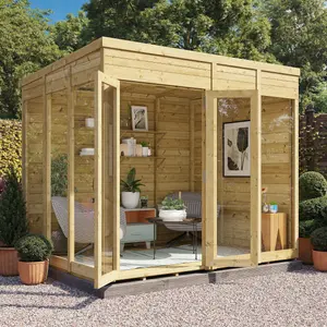 BillyOh Switch Pent Tongue and Groove Summerhouse - 8x6 - 11mm Thickness