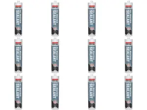 Soudal All Weather Sealant Clear 290ml-Weatherproof, High-performance - Pack of 12