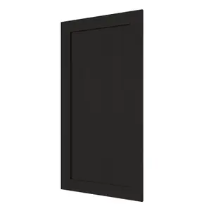 GoodHome Verbena Matt charcoal Shaker 50:50 Tall larder Cabinet door (W)600mm (H)1181mm (T)20mm