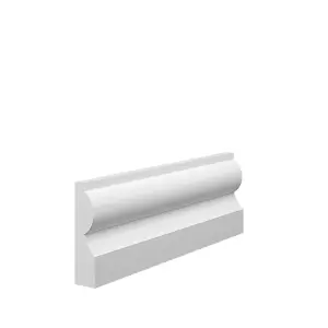 Skirting World Torus Type 2 MDF Architrave - 70mm x 18mm x 2440mm, Primed