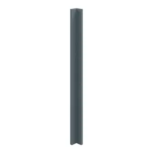 Alpinia Matt dusk blue wood effect Tall Wall corner post, (W)59mm (L)895mm