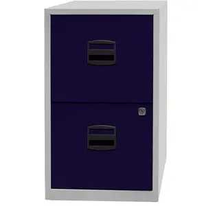 40cm Wide 2 -Drawer File Cabinet Blue