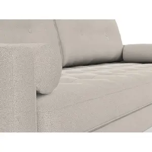 Jacquelyn 3 Seater Bouclé-Sofa Bed Hummus Beige