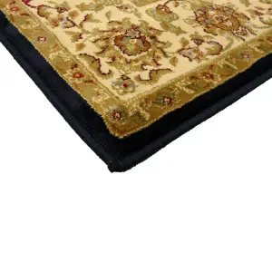 Kendra Navy Traditional Large Rug, (L)235cm x (W)160cm