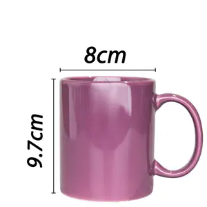 4Pack 11oz Purple Sublimation Mugs Perfect for Custom Printing